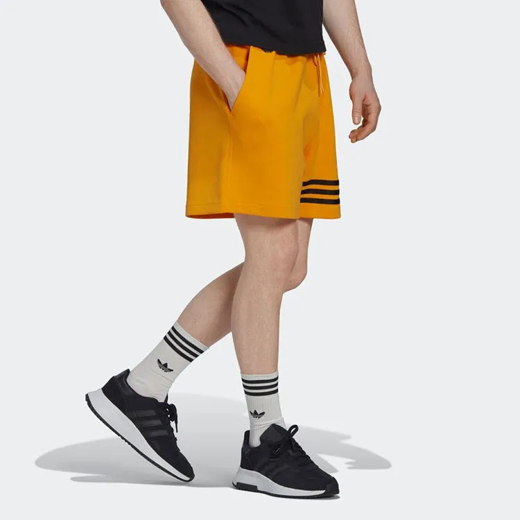 Adidas Originals Casual Shorts Men Yellow-3