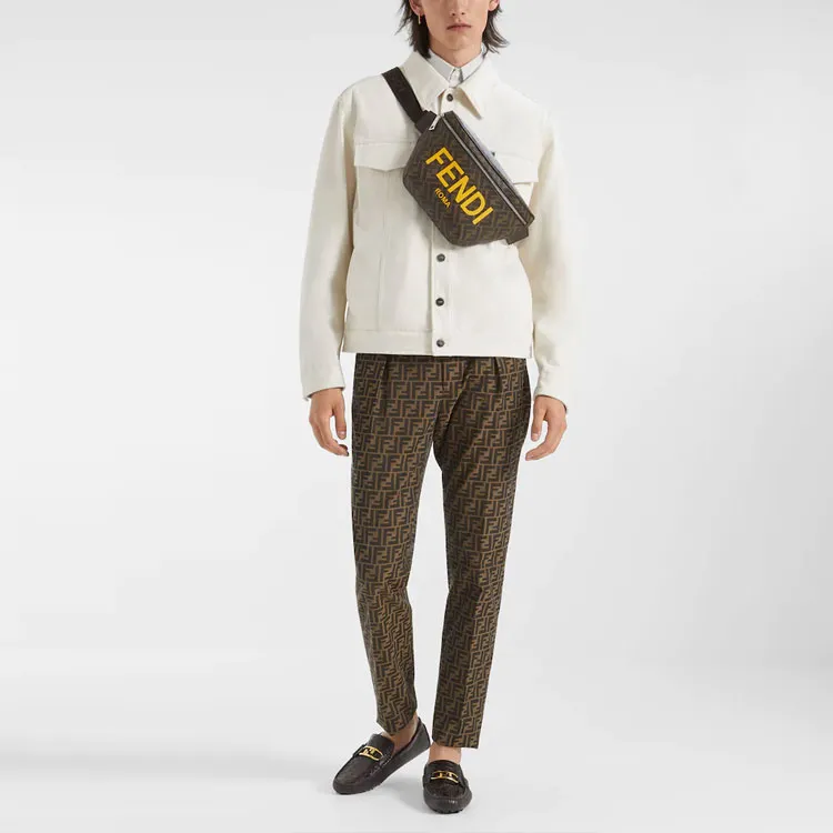FENDI SS22 Jackets Coats Men's White-2