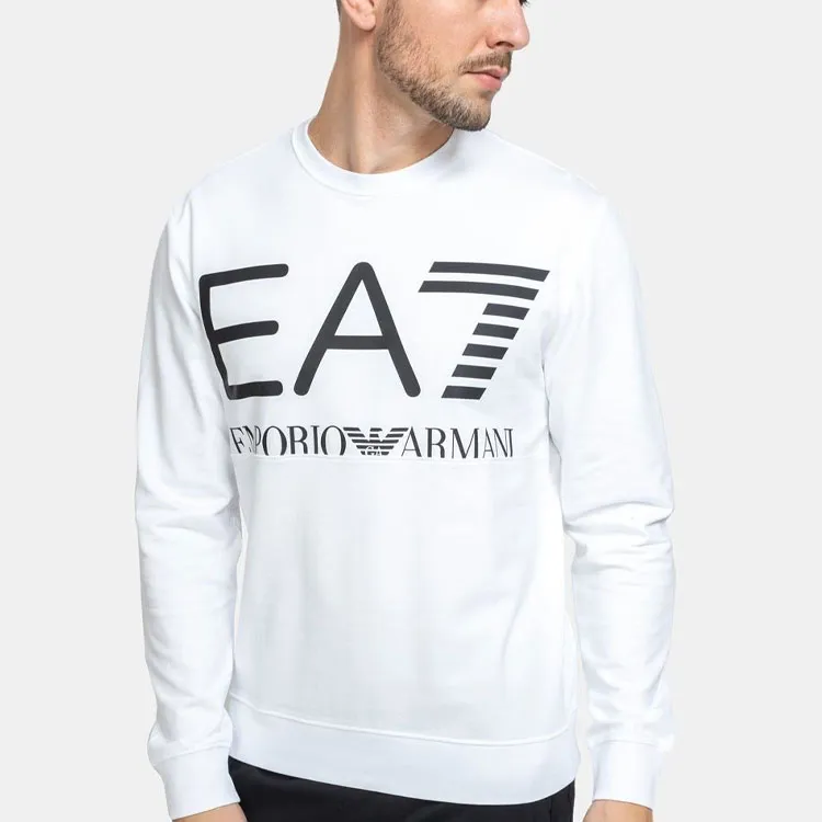 EMPORIO ARMANI EA7 SS22 Sweatshirt Men's White-3