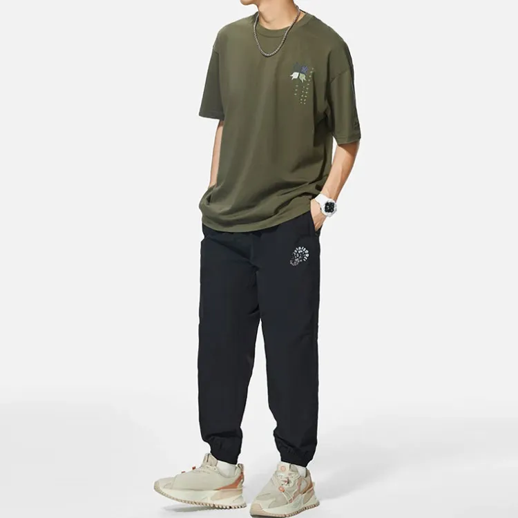 LiNing Sports Trend Series Knitted Sweatpants Men's Black-2