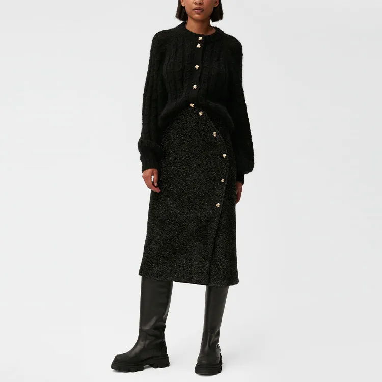 GANNI FW22 Knitwear Women's Black-2