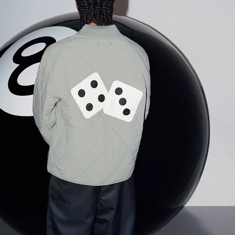 Stussy Dice Quilted Liner Jacket-7