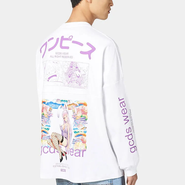 GCDS One Piece T Shirts Unisex White-3