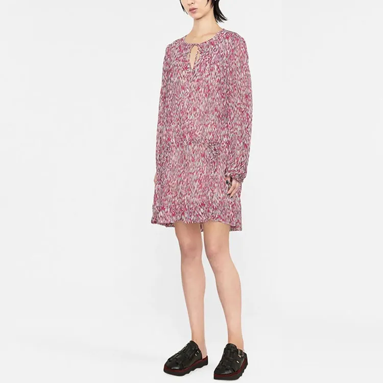 ISABEL MARANT ETOILE Abstract-print Drop-waist Dress-3