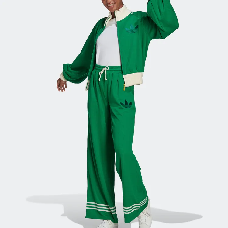 adidas originals ADICOLOR 70S KNIT WIDE LEG TRACK PANTS-3