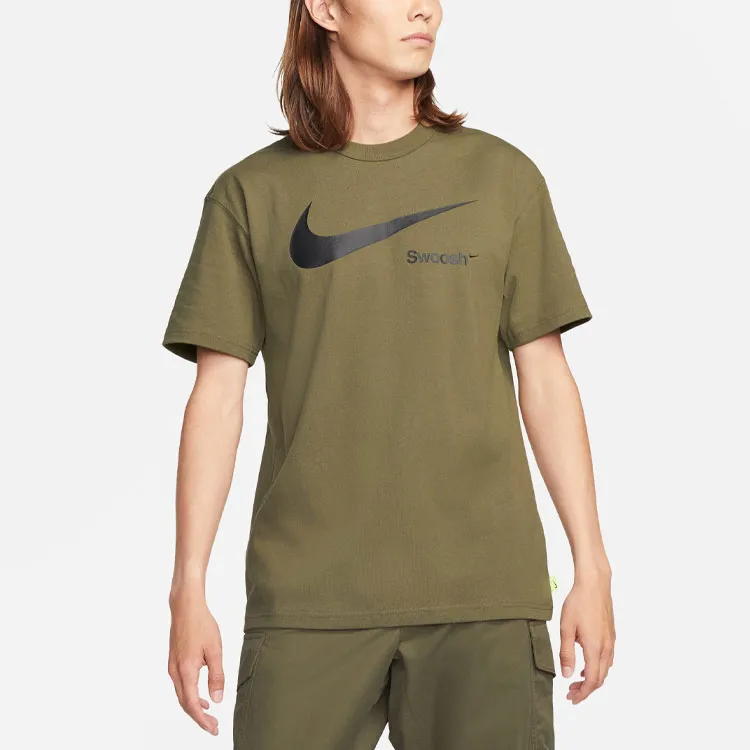 Nike Set-in Sleeve T-Shirt Men's Medium Olive Green-3