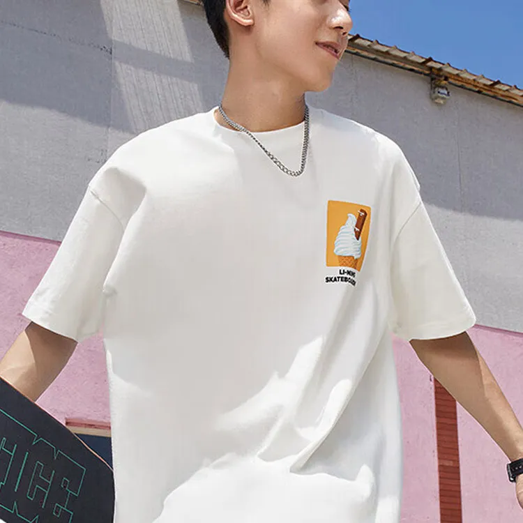 LiNing T Shirts Unisex White-3