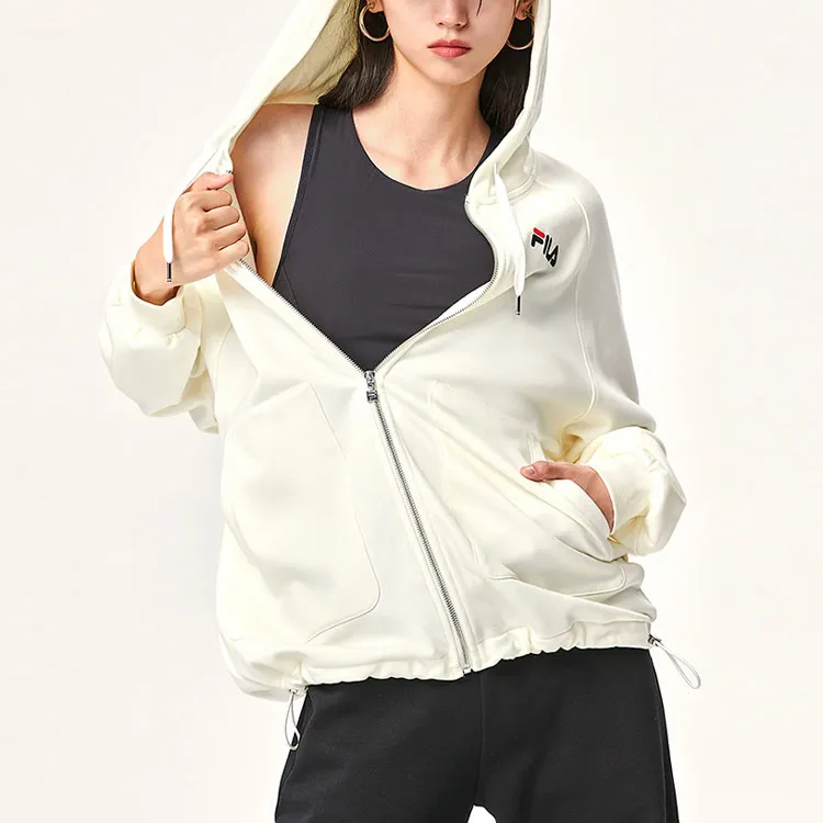 FILA Jackets Women's Milk Salt White-2