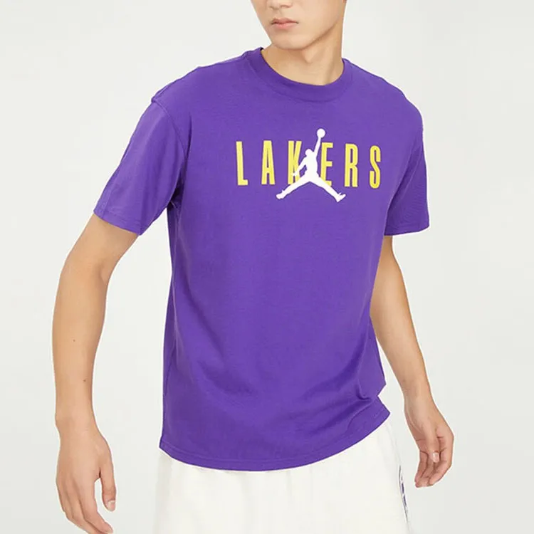 Jordan T Shirts Men Purple-3