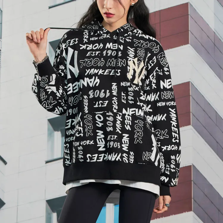 MLB New York Yankees Sweatshirts Unisex Black-3