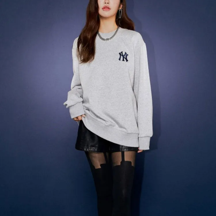 MLB Sweatshirt Fall Unisex Gray-3