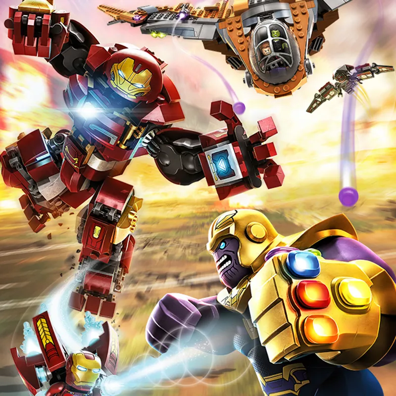 LEGO Super Hero Collection Hulkbuster Marvel The Avengers Hulkbuster Building Blocks 76104-5