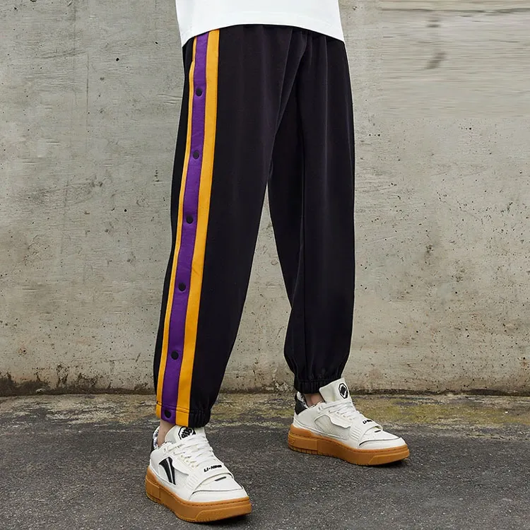 LiNing Sports Basketball Collection Sports Pants Men's Black-3