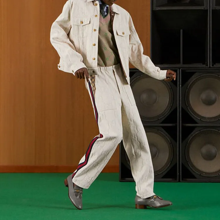 GUCCI Jackets Men Ivory White-1