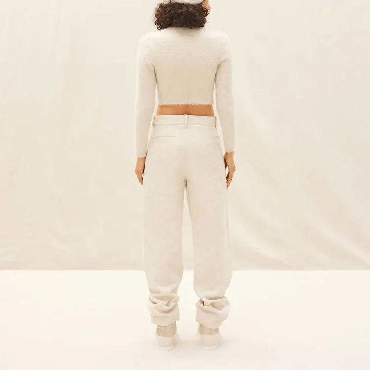 Jacquemus La Maille Neve Manches Longues Top Off White-1