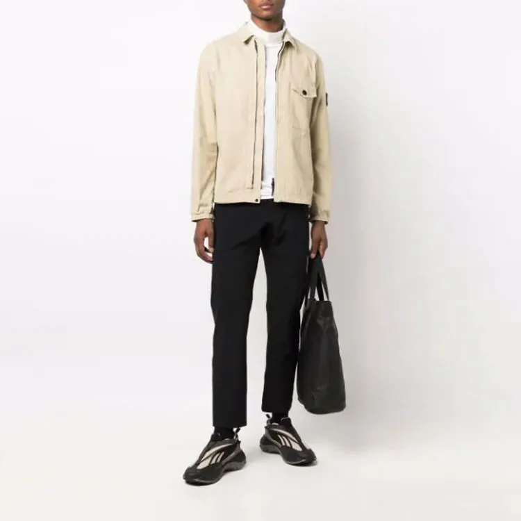 STONE ISLAND FW21 Jackets Coats Men's Light Yellow-3