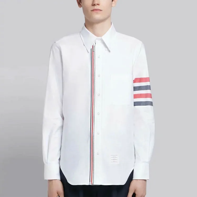 THOM BROWNE Shirts Men Classic Tricolor-2