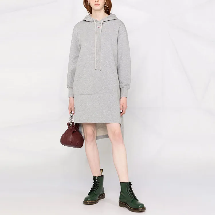 DIESEL Long-Sleeved Dresses Women's Gray-1