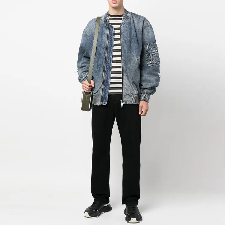 DIESEL Jackets Men Blue-1