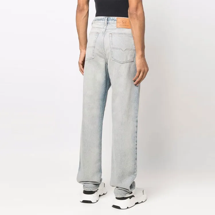 DIESEL Jeans Men Gray White-2