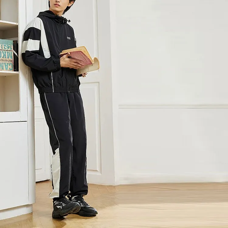 LiNing Knitted Sports Pants Men's Black-3