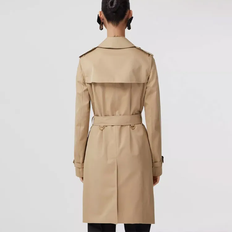 Burberry Cotton Gabardine Trench Coat-2