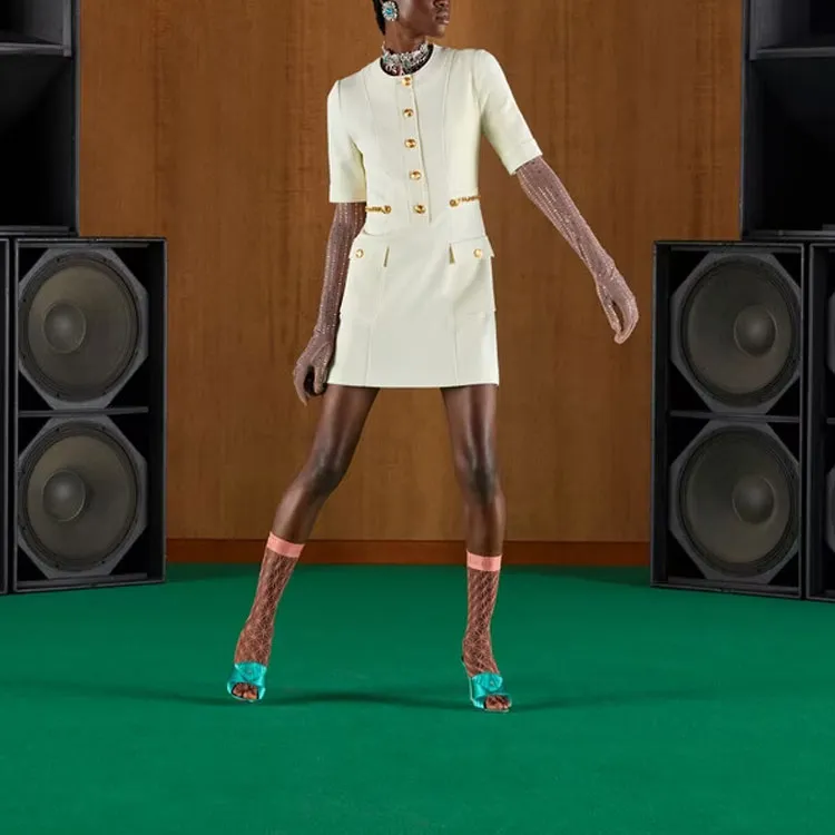 GUCCI Short sleeve Shift Dress-1