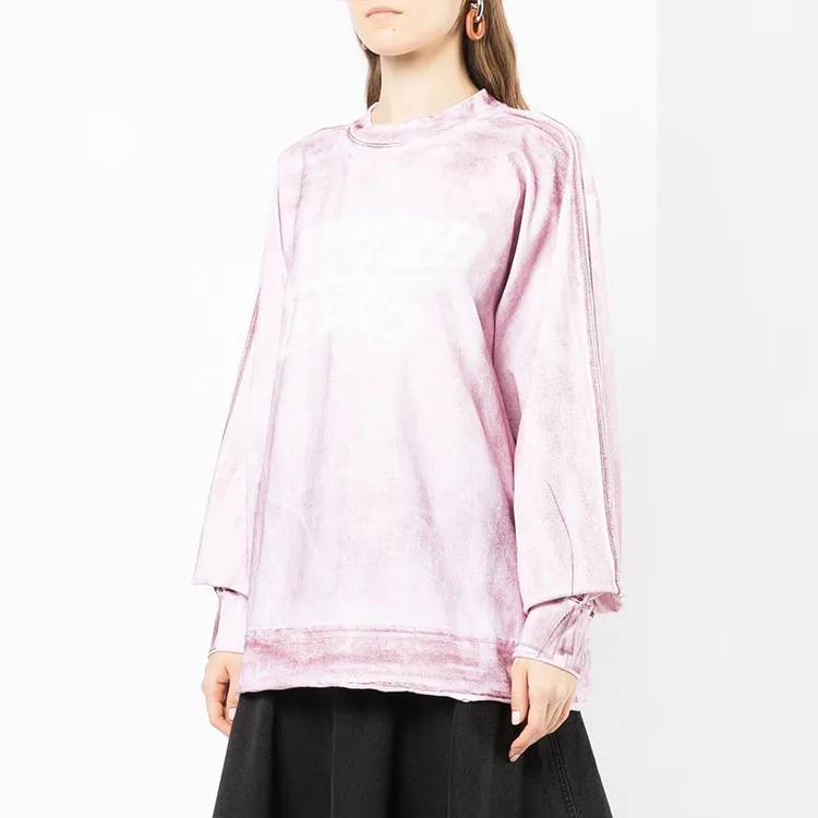 WE11DONE T Shirts Unisex Purple Pink-2