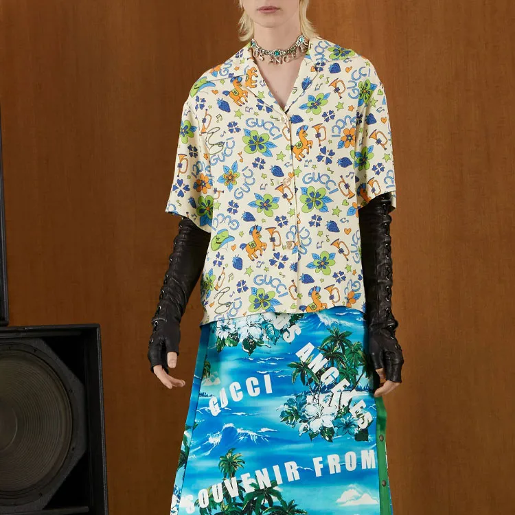 GUCCI Love Parade FW22 Shirt Women's Multicolor-2