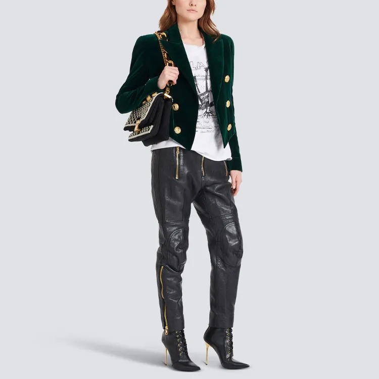 BALMAIN Jackets Women's Green-3