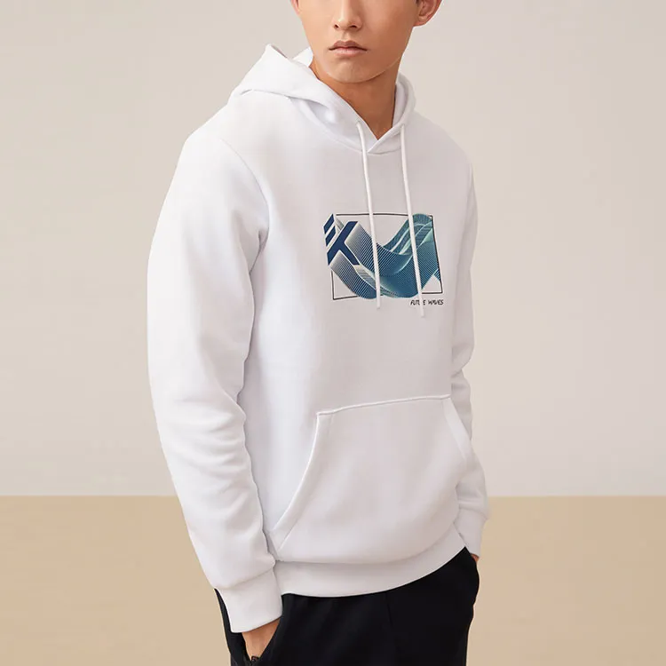 ANTA Basketball Collection Sweatshirts Men White-2
