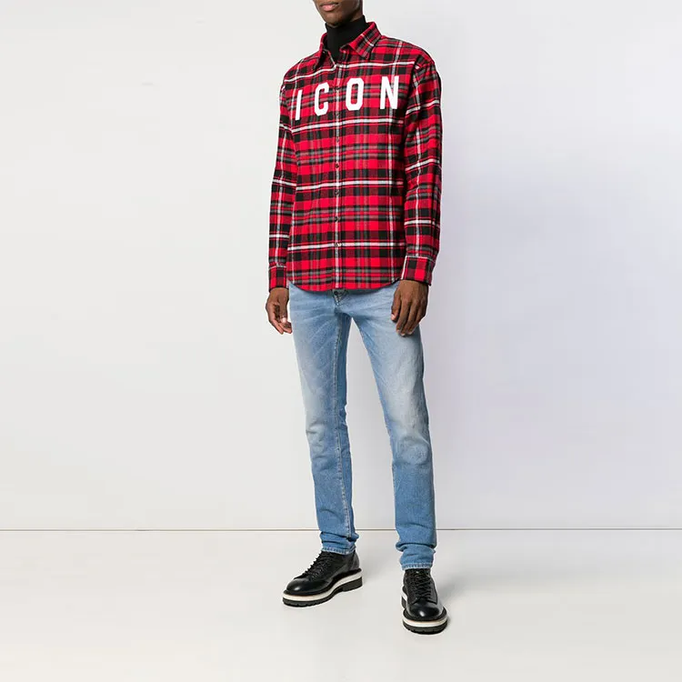 DSQUARED 2 Shirts Men Red-1