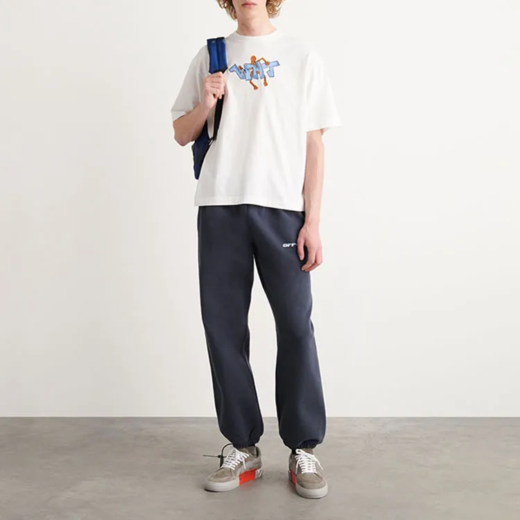 OFF WHITE Graff Wht Pupp Over Ska S/S Tee-1