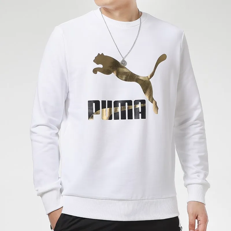 PUMA Sweatshirts Men White-2
