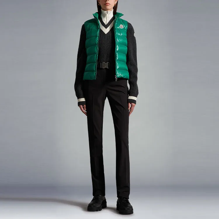 Moncler FW22 Vest Women's Emerald Green-1