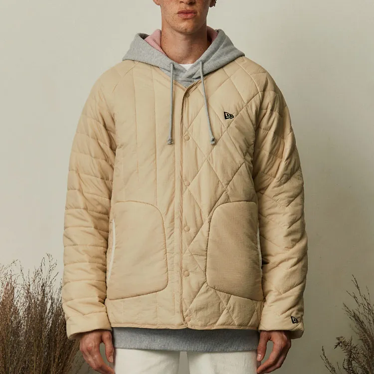 New Era Jackets Man Beige-3
