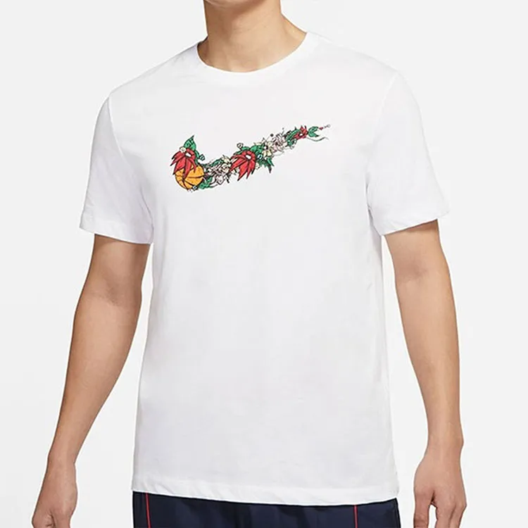 Nike T Shirts Men White-2
