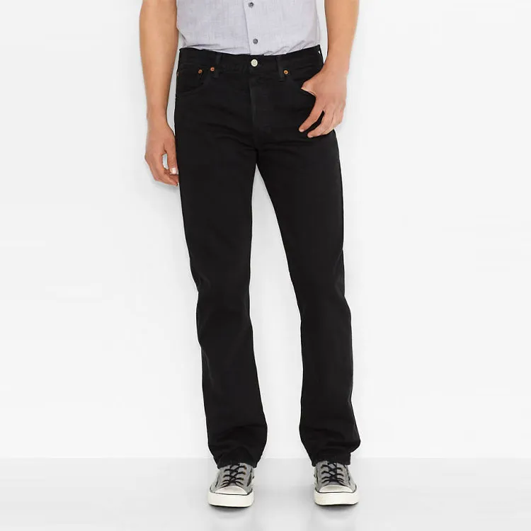 Levi's 501 Logo Patch Straight Leg Jeans-1