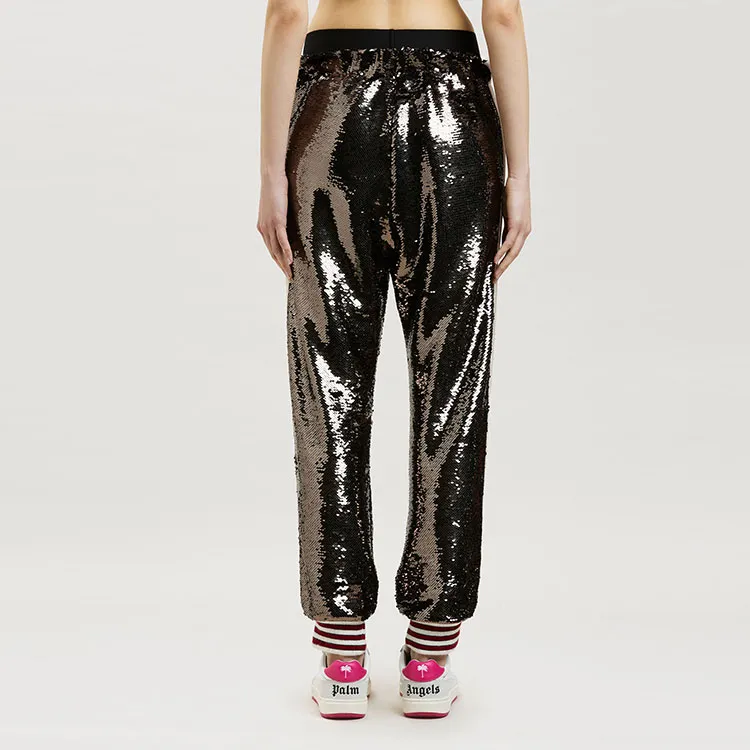 PALM ANGELS Sequin-embellished Track Pants-3