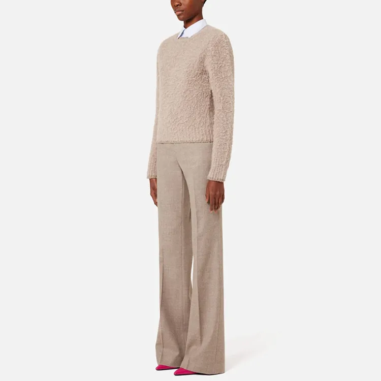 AMIPARIS Textured Fitted Jumper-3