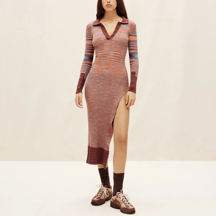 Jacquemus Zucca Striped Knit Dress-2