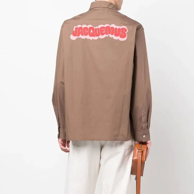 Jacquemus Shirts Men Brown-2