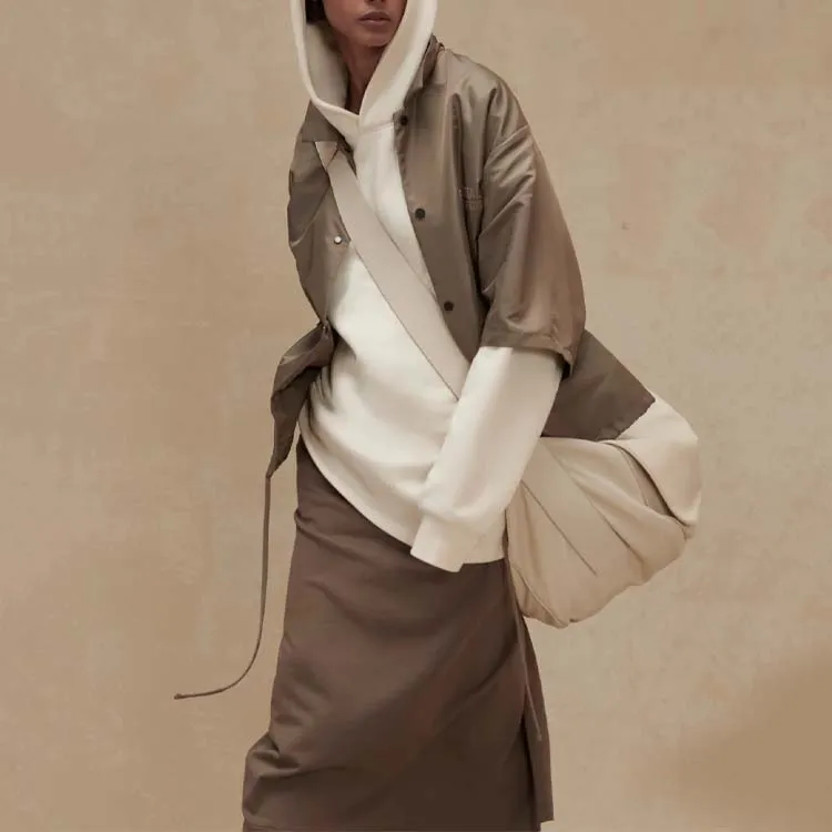 Fear Of God Essentials Jersey Long Skirt 'Wood'-2