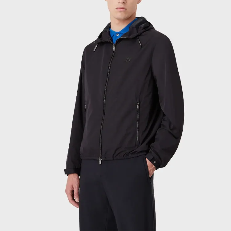 EMPORIO ARMANI Logo Patch Water Repellent Jacket-3