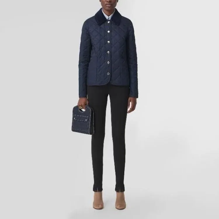 Burberry Jacket Women's Navy Blue-2