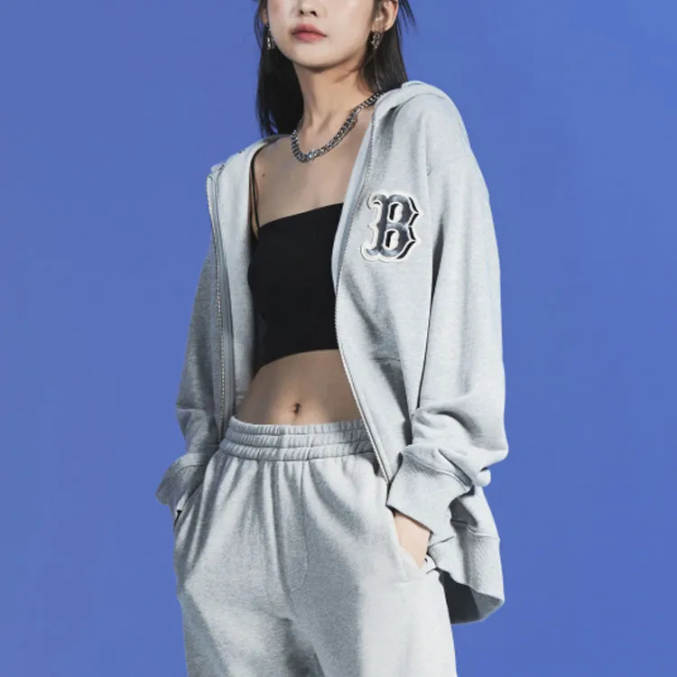 MLB Mlb Base Logo Jacket Unisex Gray-2
