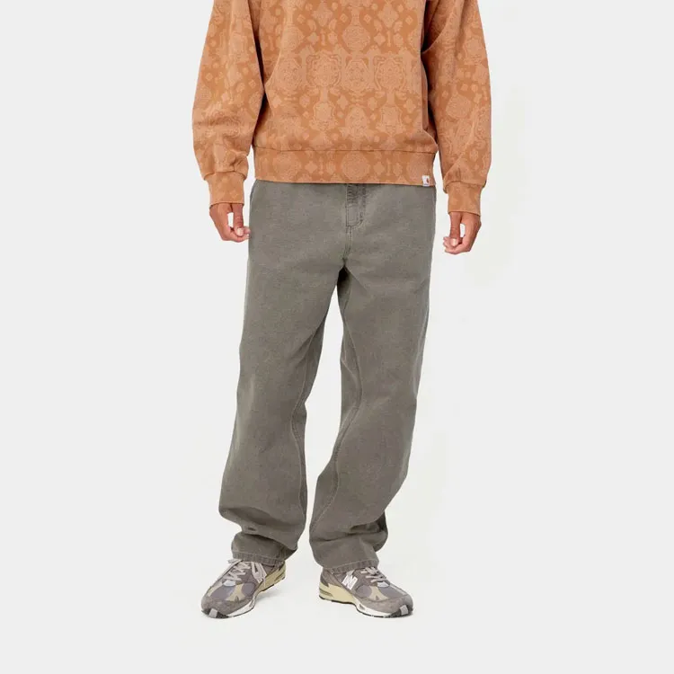 Carhartt WIP Single Knee Dearborn Canvas 12oz Relaxed Straight Fit Pants-3