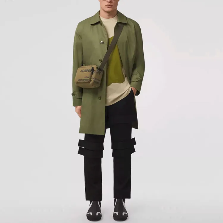 Burberry Coats Men Olive-1