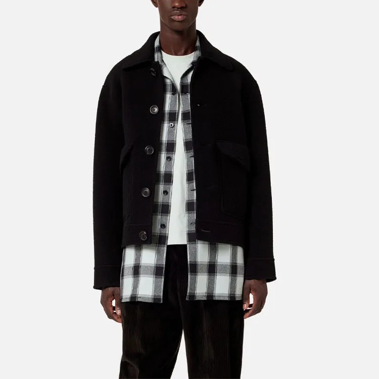 Ami Double Face Boxy Jacket-2