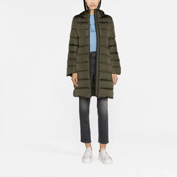 Moncler Down Jackets Women's Olive Green-1